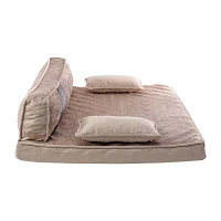 Precious Tails 38" Taupe Orthopedic Pet Beds