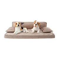 Precious Tails 38" Taupe Orthopedic Pet Beds