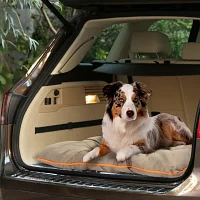 Precious Tails 35" Khaki Orange Waterproof Pet Beds