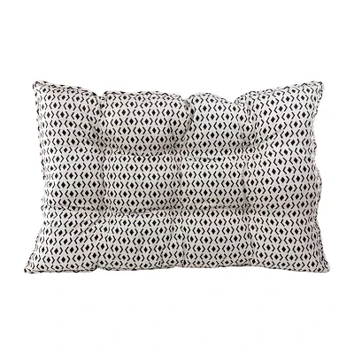 Precious Tails 30" Ivory Black Mat Pet Beds