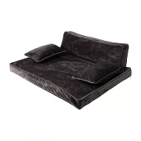 Precious Tails 35" Charcoal Orthopedic Pet Beds