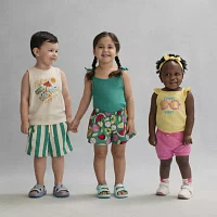 Okie Dokie Toddler & Little Girls Straight Neck Tank Top