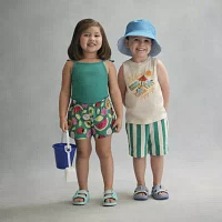 Okie Dokie Toddler & Little Girls Straight Neck Tank Top