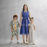 Thereabouts Little & Big Boys Short Sleeve Camp Shirt