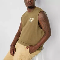Arizona Mens Crew Neck Sleeveless Muscle T-Shirt Big and Tall