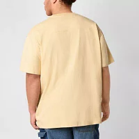 Arizona Big and Tall Mens Crew Neck Short Sleeve Regular Fit Graphic T-Shirt