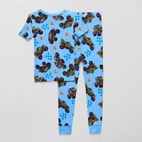 Little & Big Boys 2-pc. Monster Jam Pajama Set