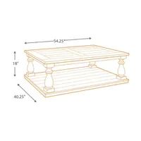 Signature Design by Ashley® Mallacar Rectangular Coffee Table