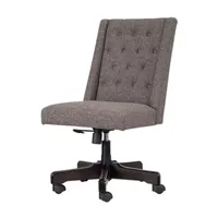 Signature Design by Ashley® Button-Tufted Upholstered Home Office Swivel Desk Chair