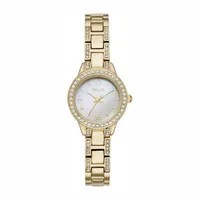 Relic By Fossil Unisex Adult Gold Tone Bracelet Watch Zr34506