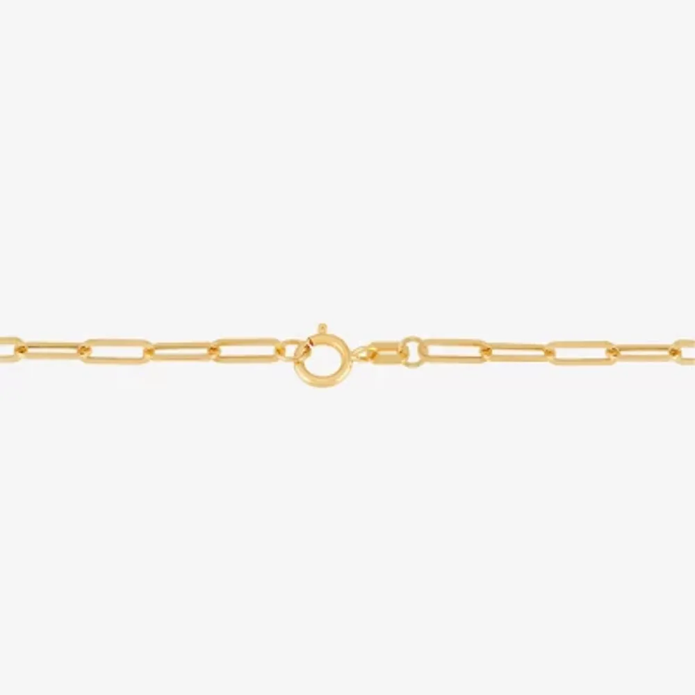 14K Gold Cross Charm Bracelet