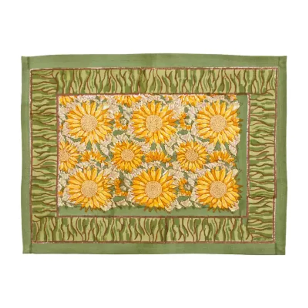 Couleur Nature Sunflower 6-pc. Placemats