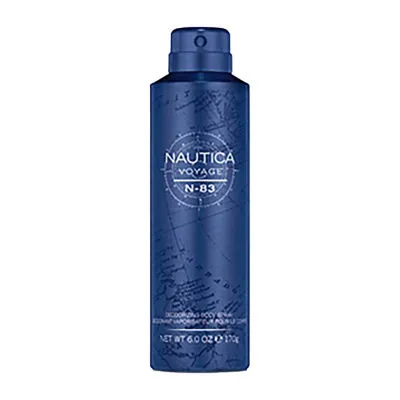 Nautica Voyage N-83 Deodorizing Body Spray, 6 Oz