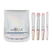 Moda Brushes Mini Pink Travel 4pc Eye Set