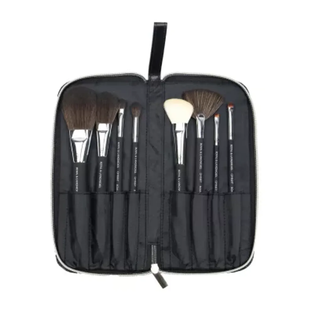 Omnia Brushes Pro 9pc Travel Makeup Brush Set