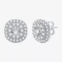 Ever Star (H-I / I1) 2 CT. T.W. Lab Grown White Diamond 10K White Gold 12.9mm Round Stud Earrings