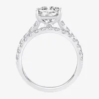 (H-I / SI1-SI2) Signature By Modern Bride Womens 2 1/2 CT. TW. Lab Grown White Diamond 14K Gold Princess Bridal Set