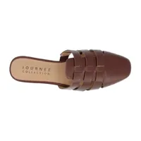 Journee Collection Womens Jazybell Square Toe Mules