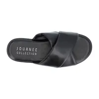 Journee Collection Womens Addilynn Flat Sandals