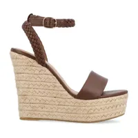 Journee Collection Womens Andiah Wedge Sandals