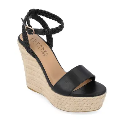 Journee Collection Womens Andiah Wedge Sandals