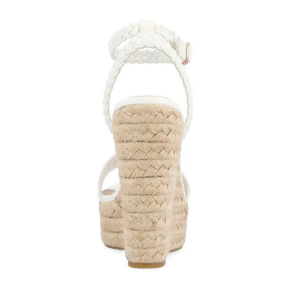 Journee Collection Womens Andiah Wedge Sandals