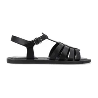 Journee Collection Womens Benicia Adjustable Strap Flat Sandals