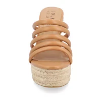 Journee Collection Womens Cynthie Wedge Sandals
