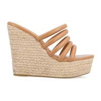 Journee Collection Womens Cynthie Wedge Sandals
