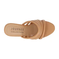 Journee Collection Womens Cynthie Wedge Sandals