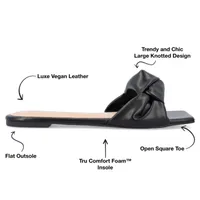 Journee Collection Womens Dianah Flat Sandals