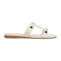 Journee Collection Womens Kendall T-Strap Flat Sandals