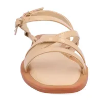 Journee Collection Womens Ennid Adjustable Strap Flat Sandals