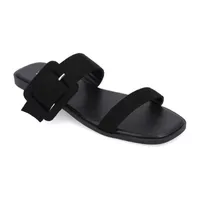 Journee Collection Womens Kerris Adjustable Strap Flat Sandals