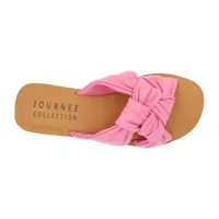 Journee Collection Womens Kianna Flat Sandals