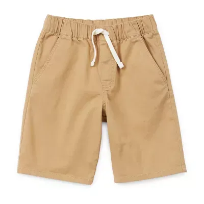 Thereabouts Pull-On Little & Big Boys Stretch Fabric Adjustable Waist Jogger Short
