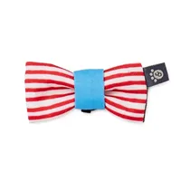 Paw & Tail Striped Dog Bowtie Bandana Set