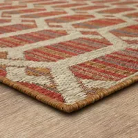 Mohawk Home Cabana Geo Flatweave Indoor Outdoor Rectangular Area Rug