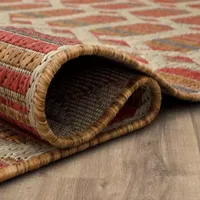Mohawk Home Cabana Geo Flatweave Indoor Outdoor Rectangular Area Rug