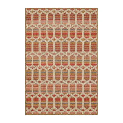 Mohawk Home Cabana Geo Flatweave Indoor Outdoor Rectangular Area Rug
