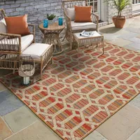Mohawk Home Cabana Geo Flatweave Indoor Outdoor Rectangular Area Rug