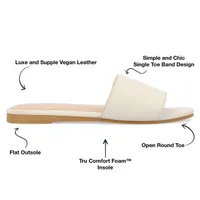 Journee Collection Womens Kolinna Flat Sandals