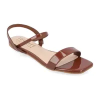 Journee Collection Womens Karren Slingback Strap Flat Sandals