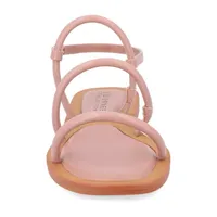 Journee Collection Womens Karrio Adjustable Strap Flat Sandals