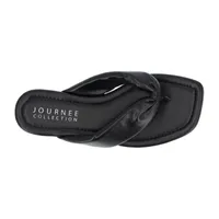 Journee Collection Womens Kyleen Flat Sandals