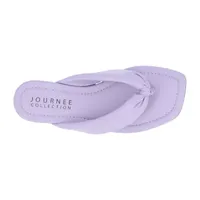 Journee Collection Womens Kyleen Flat Sandals