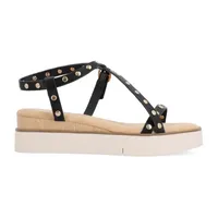 Journee Collection Lindsay Womens Criss Cross Strap Footbed Sandals