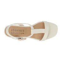 Journee Collection Womens Matildaa Wedge Sandals