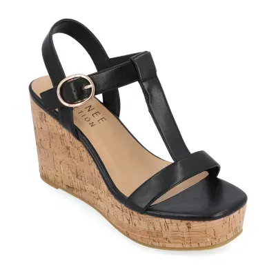 Journee Collection Womens Matildaa Wedge Sandals