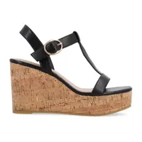 Journee Collection Womens Matildaa Wedge Sandals